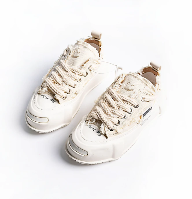 新款开口笑帆布鞋厚底百搭休闲鞋CA-0371