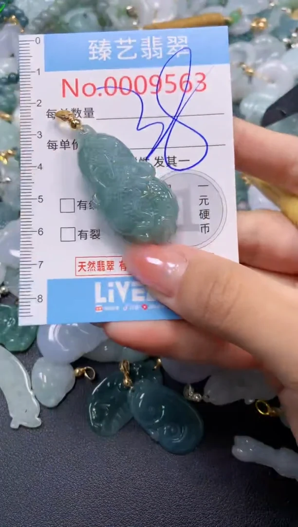 颈饰未镶嵌翡翠9563