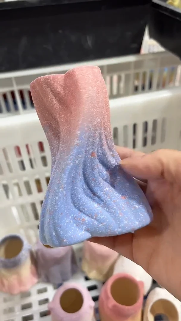 麦饭石粗陶多肉花盆