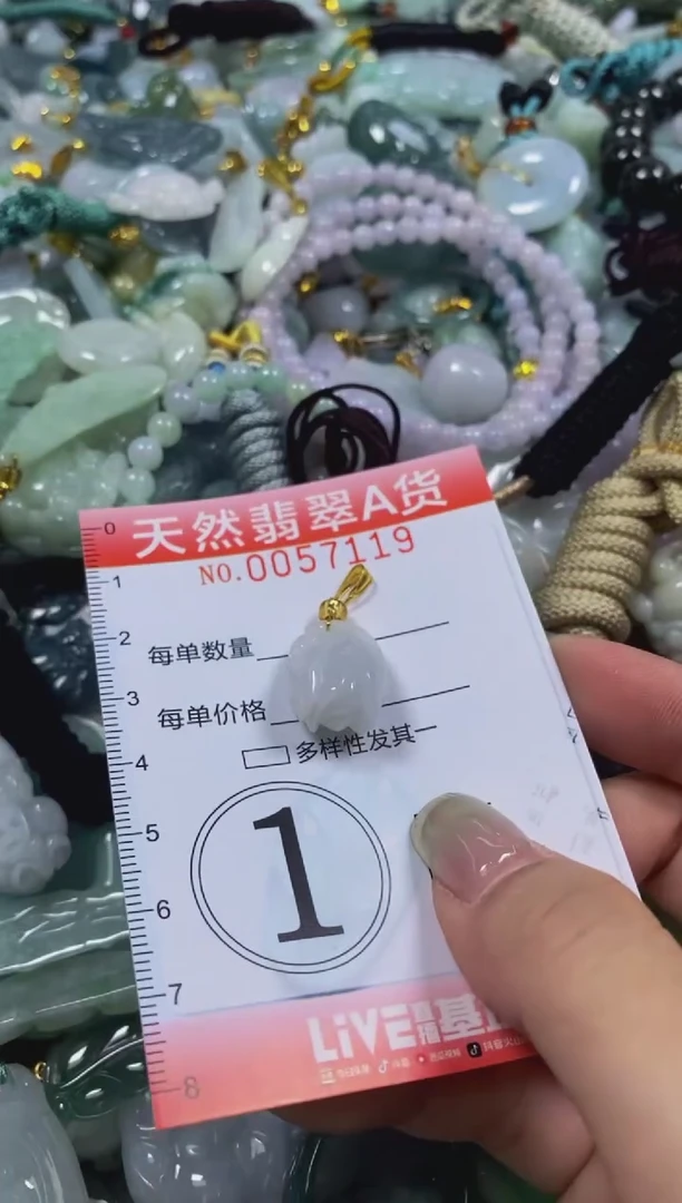 翡翠未镶嵌颈饰闪购0057119