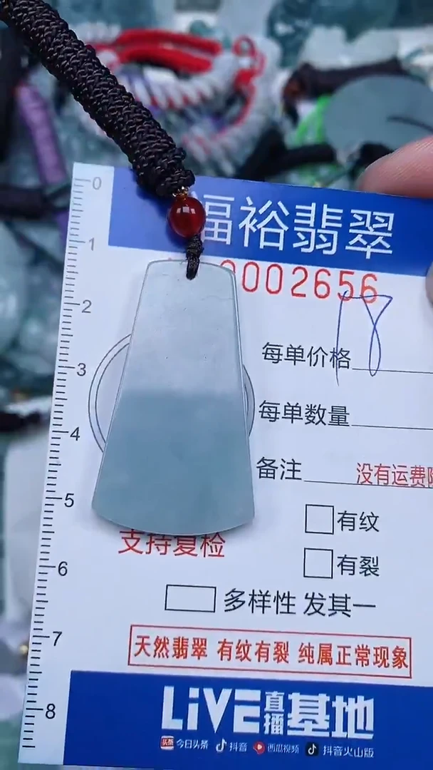 翡翠未镶嵌颈饰...0002656