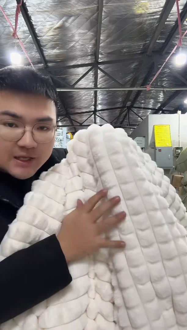 兔毛【高货兔兔被2x2.3米】外贸原单毛毯被加厚加密款巨暖和