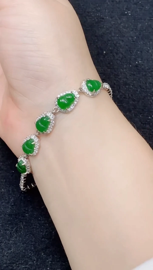 颈饰未镶嵌翡翠天然A货翡翠 保A保真（多样性发其一）