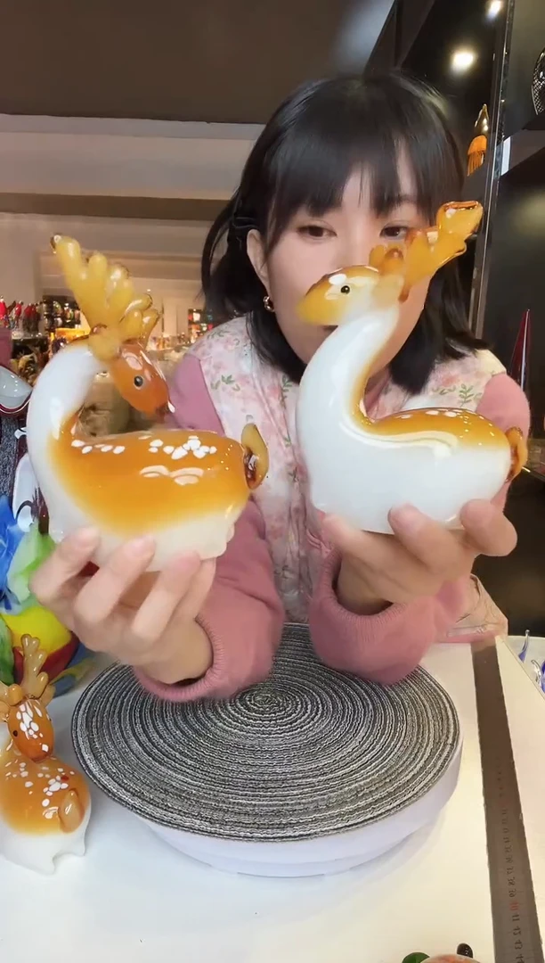 【闪购商品】茶盏琉璃摆件家居摆件