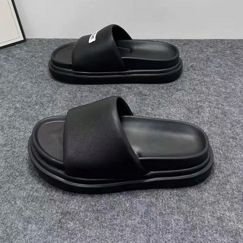 2025新款外穿时尚软底百搭休闲面包女拖鞋5F8-069