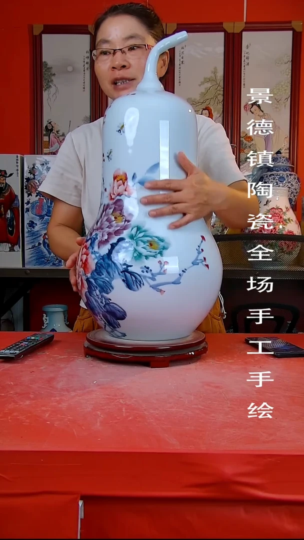 摆件景德镇陶瓷 全场手工手绘
