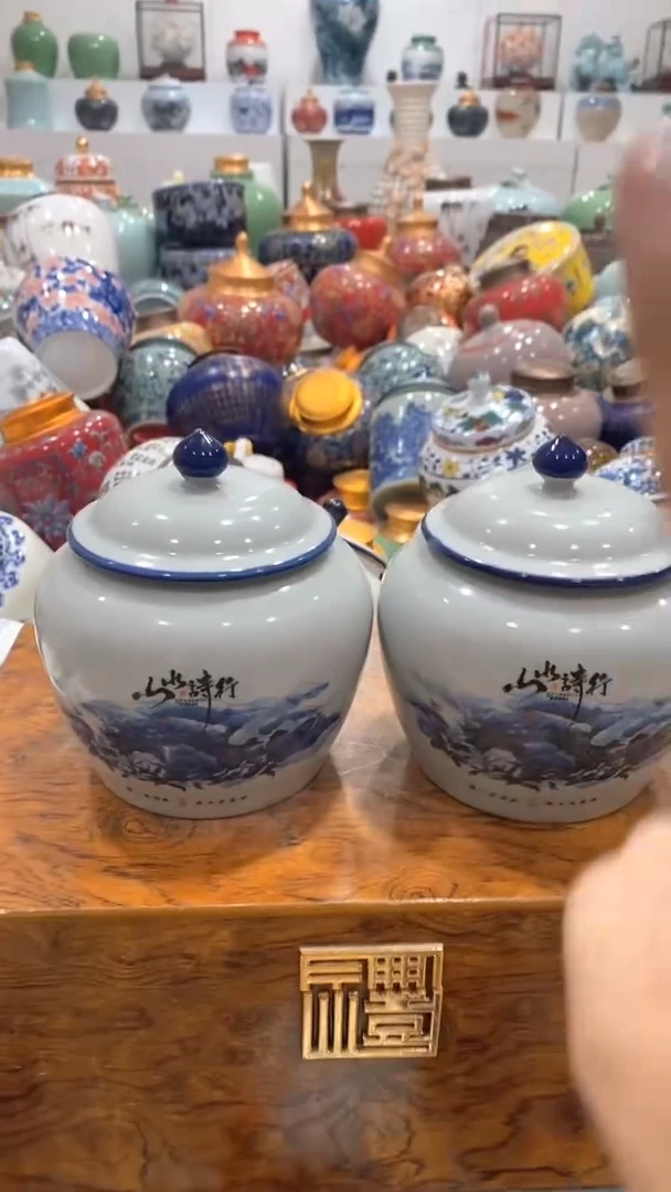 摆件茶叶罐密封罐储存罐