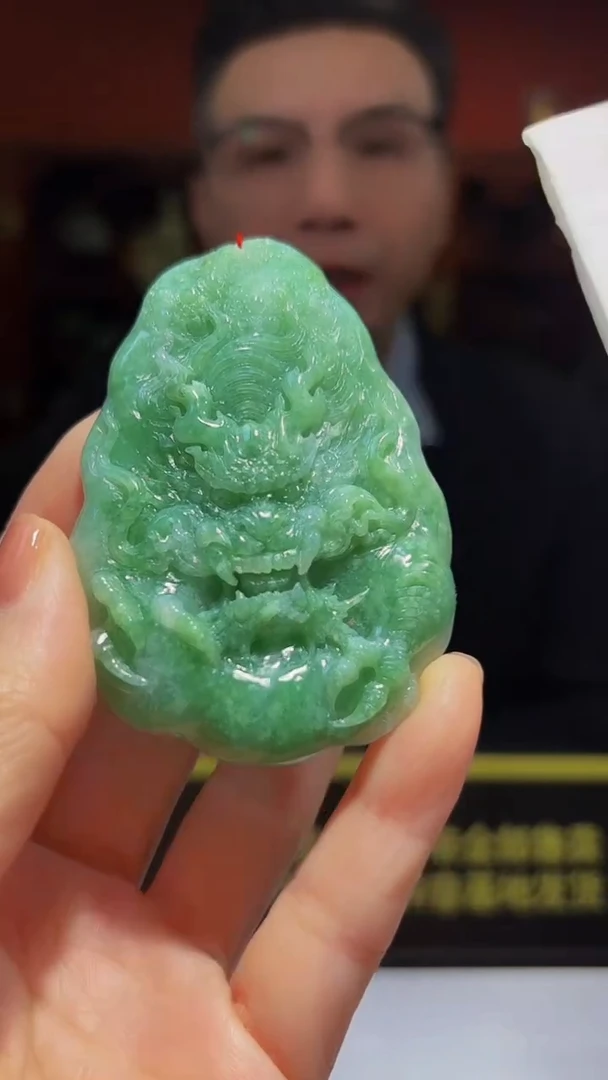 未镶嵌定制翡翠45/0102/YYY/多样性发其一件/龙
