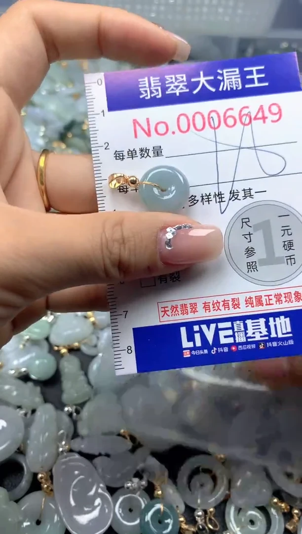 颈饰未镶嵌翡翠6649