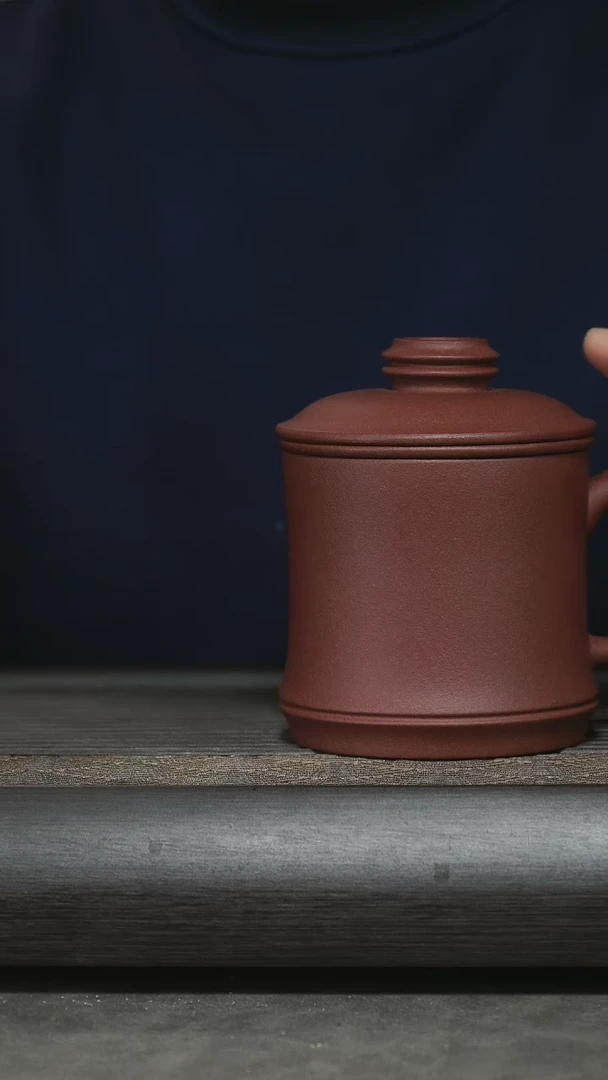 【闪购商品】紫砂茶杯三件套盖子通的@@GB01268