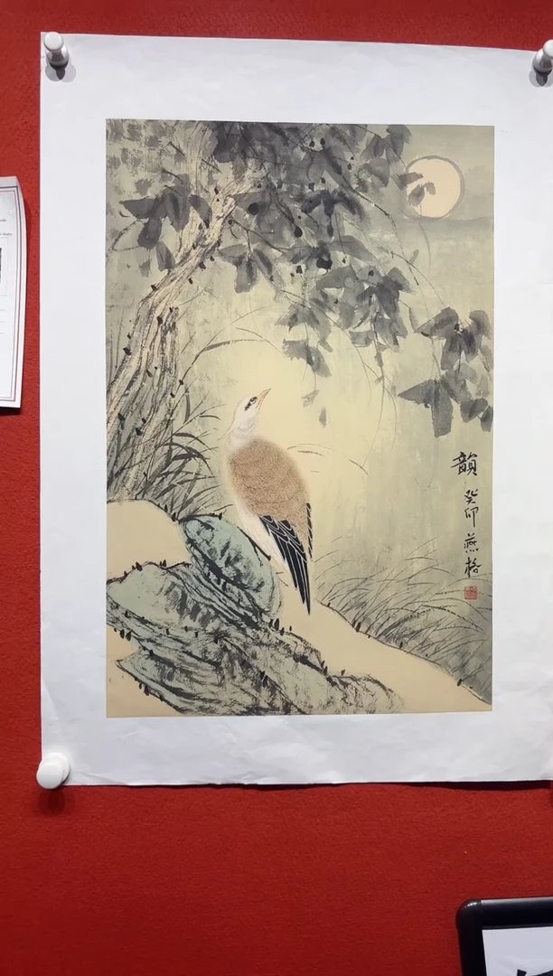 国画秦燕格国画手绘作品Y8