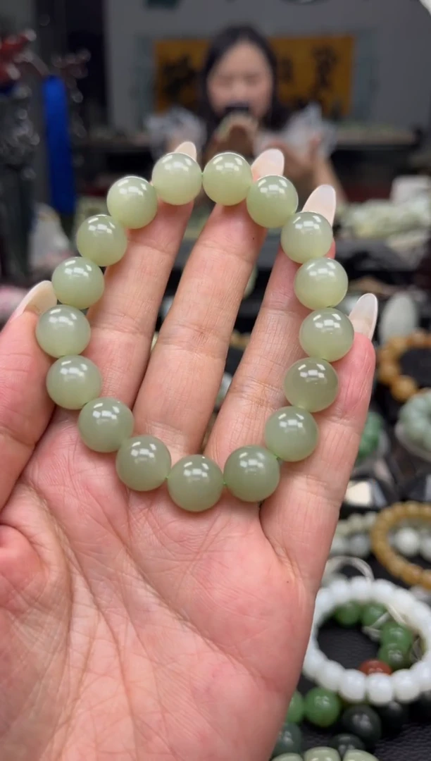 手串未镶嵌和田玉冰晴水卡12