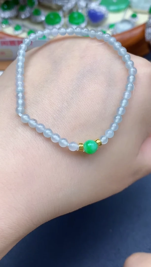 未镶嵌手链翡翠66-中国好珍宝