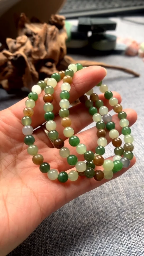 未镶嵌手串和田玉手串多样性发一件