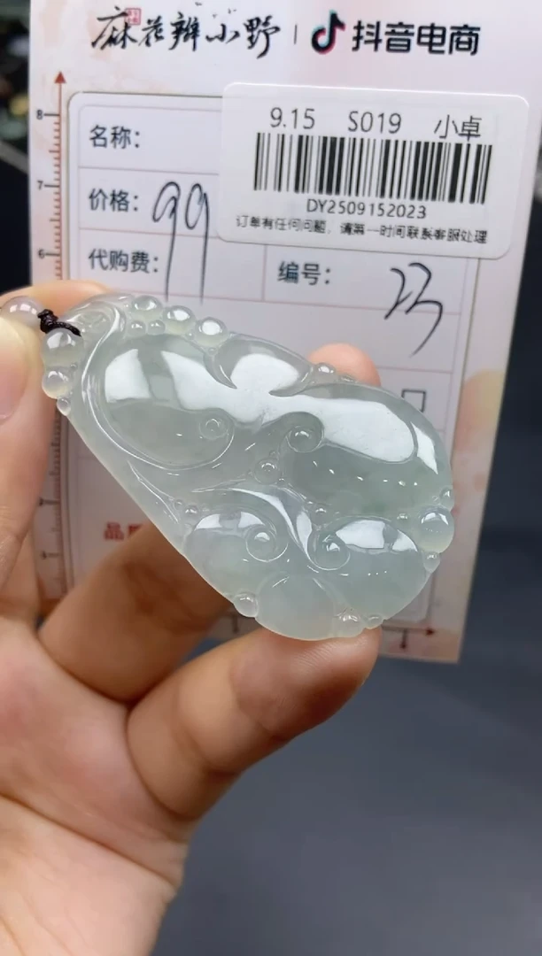 颈饰未镶嵌翡翠天然翡翠A货24