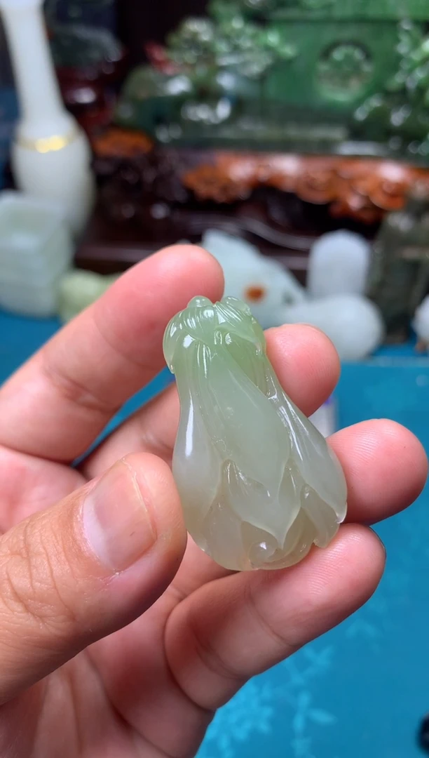 颈饰未镶嵌和田玉拍一发一