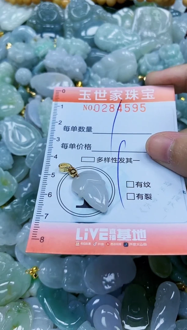 翡翠未镶嵌颈饰闪购0284595