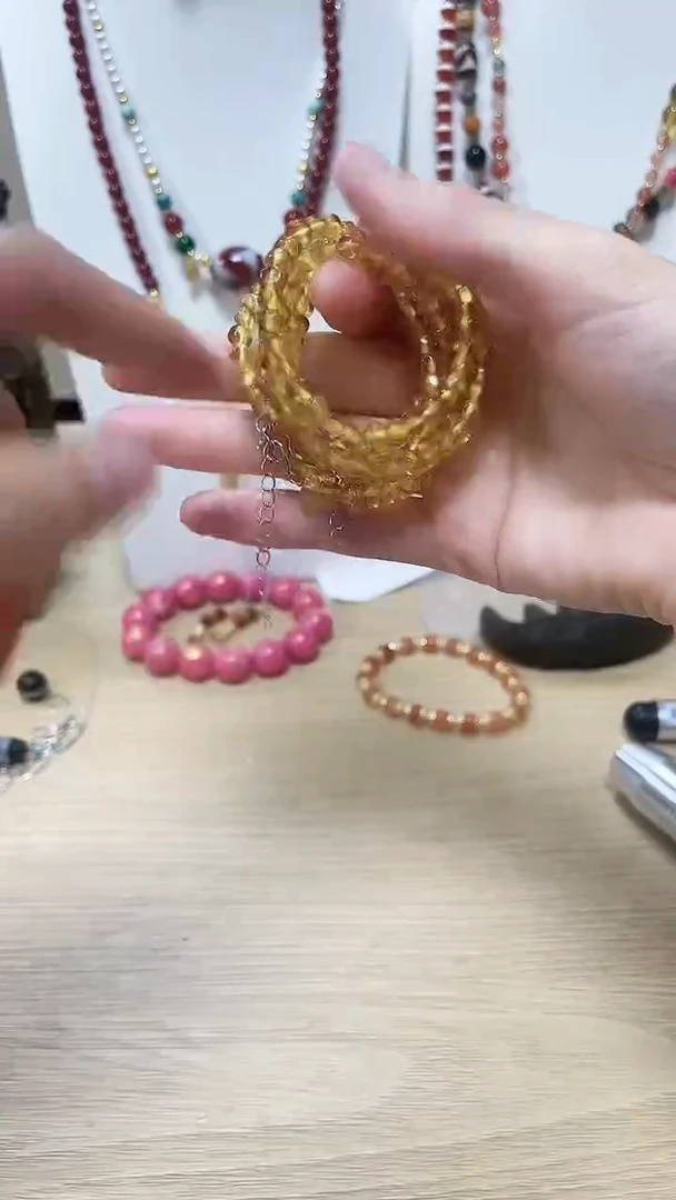 蜜花珀随型项链【不退换】