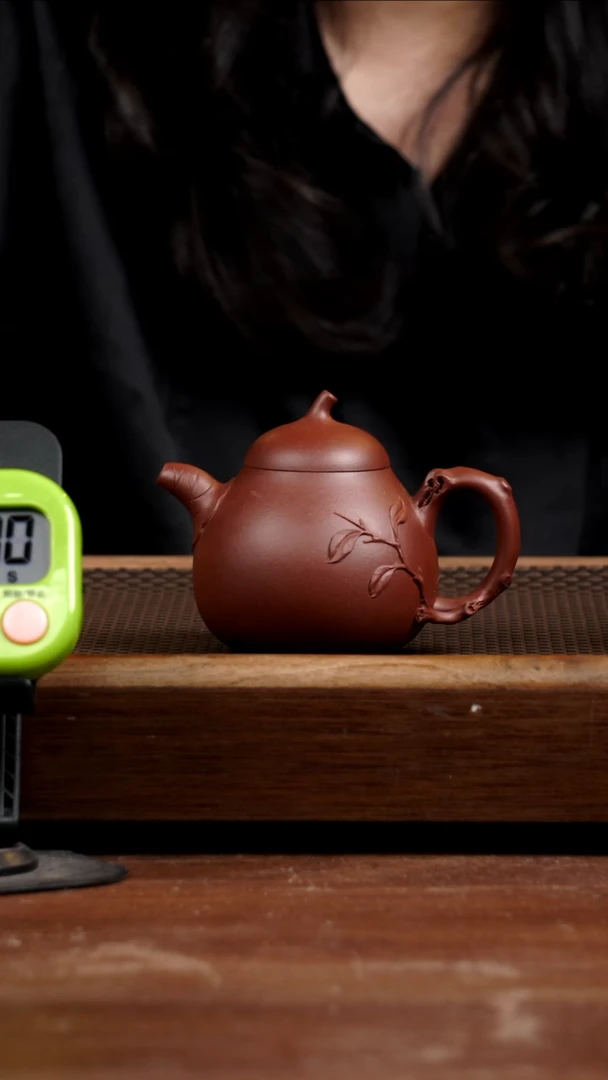 茶壶紫砂阿*宝四号井底槽青茄瓜150CC