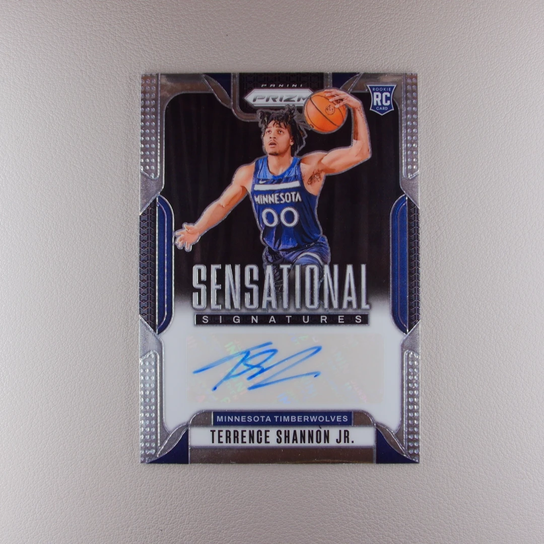 小特伦斯 香农 无编 PRIZM 帕尼尼NBA国宝手提签字球星卡