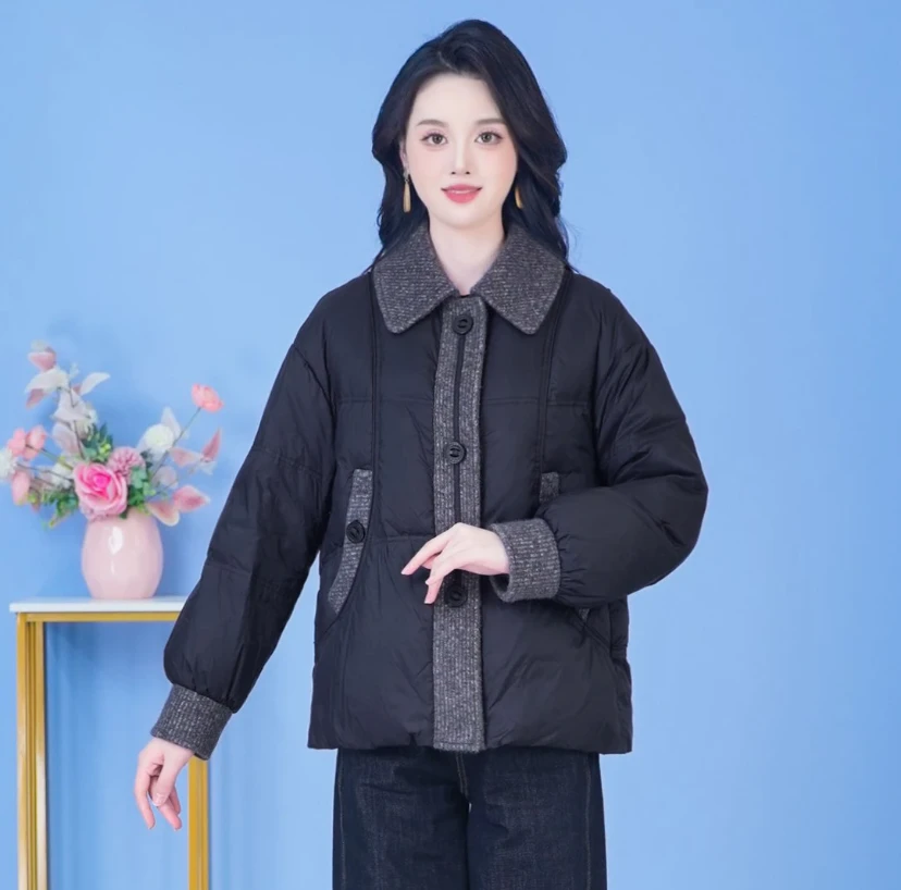 【新品上新】宽松保暖加厚显瘦短款2025年秋冬新款时尚洋气羽绒服