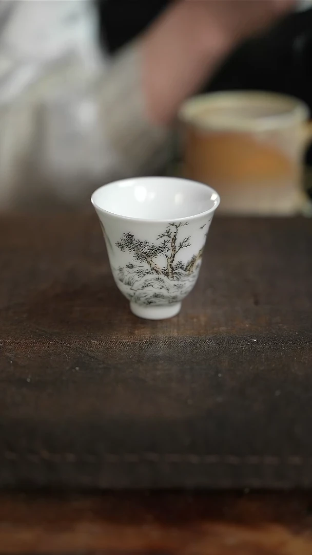 【闪购商品】杯821等烟雨陶瓷手作主人杯