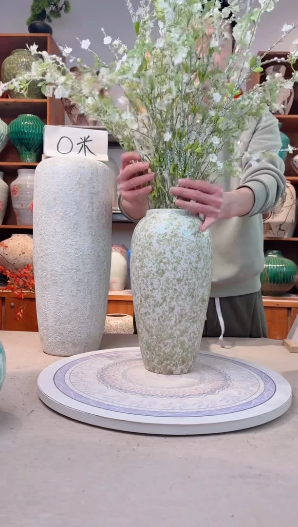 瓶陶瓷花瓶  微瑕 无花  春意盎然 大号