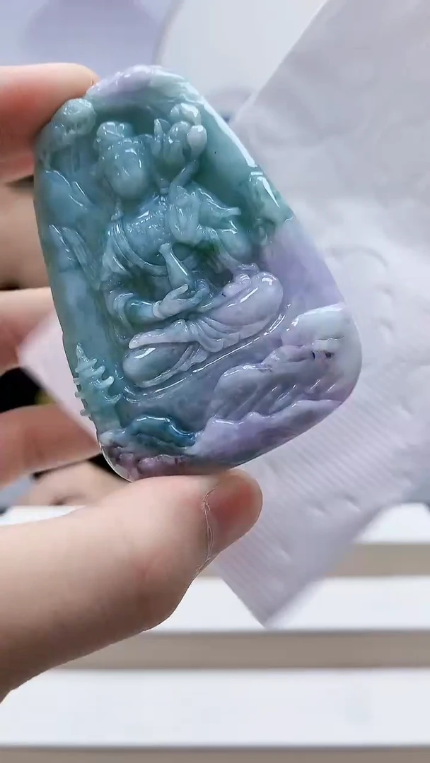 未镶嵌定制翡翠4868bb-毛货挂件13