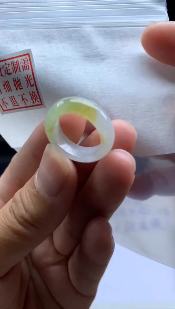未镶嵌定制翡翠毛货需精细抛光戒圈9175 #