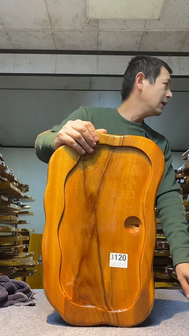 实木原木茶盘 一物一拍(不含配件）