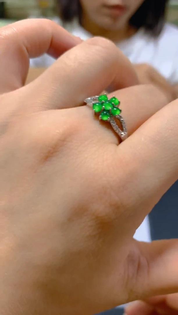 未镶嵌戒指翡翠多样性发一