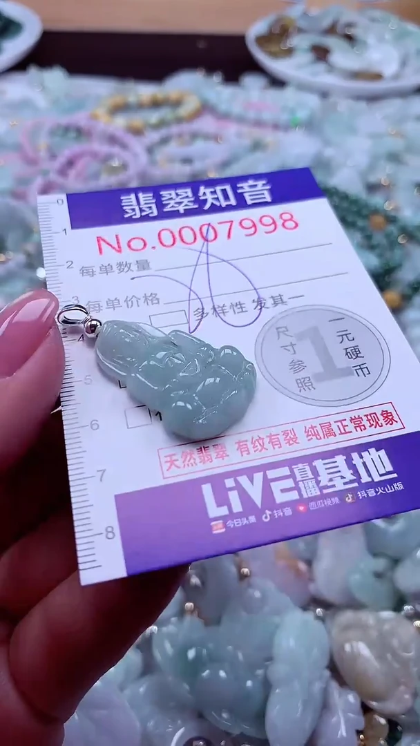 颈饰未镶嵌翡翠7998