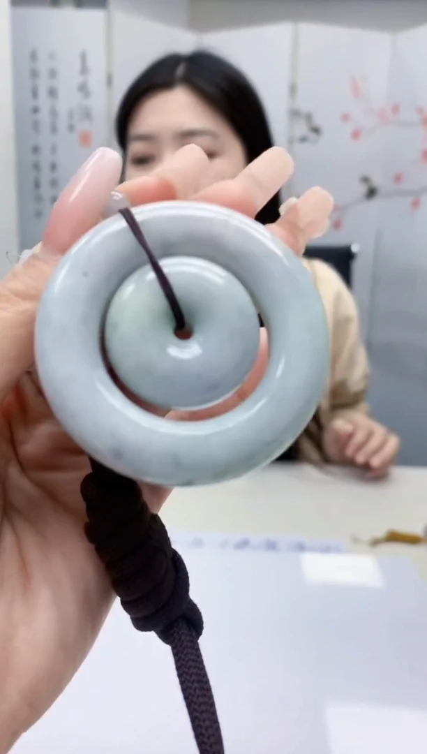 【闪购商品】定制翡翠未镶嵌0405lr-毛货挂件20