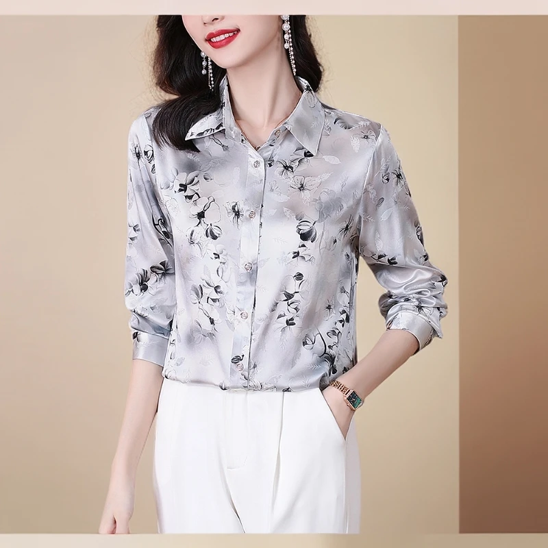 长款气质连衣裙时尚碎花02