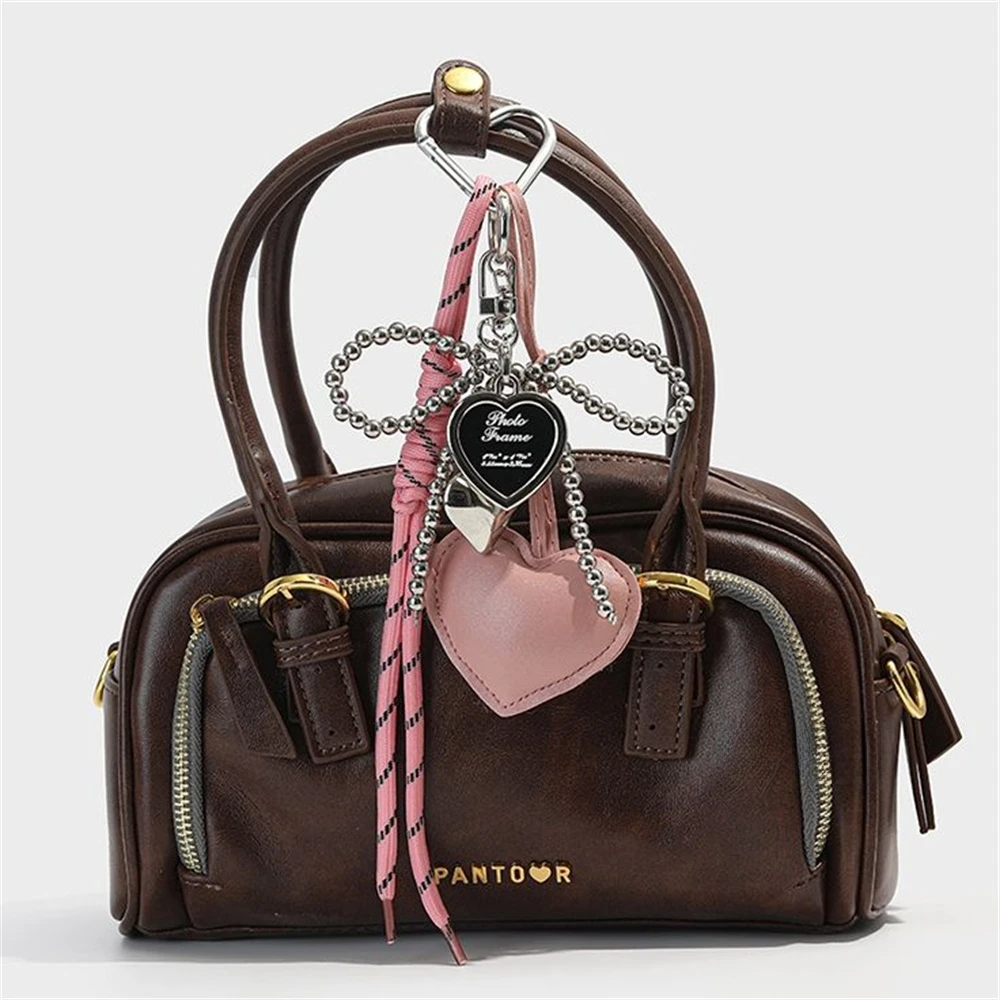 小众ins风个性少女心爱心蝴蝶结包包挂件情侣钥匙扣背包挂饰配饰