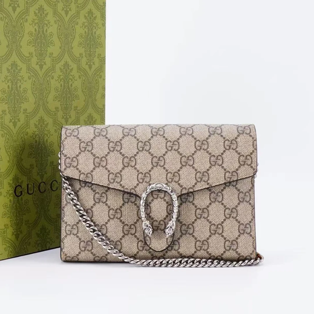 99新 GUCCI/古驰 【VV】经典老花酒神mini/单肩斜挎包