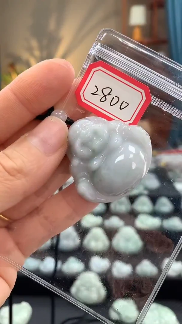 颈饰未镶嵌翡翠佛公2800