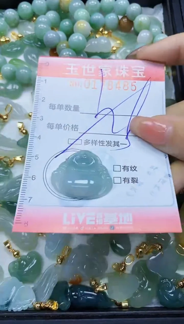 【闪购商品】翡翠颈饰未镶嵌闪购0178485多样性发其一