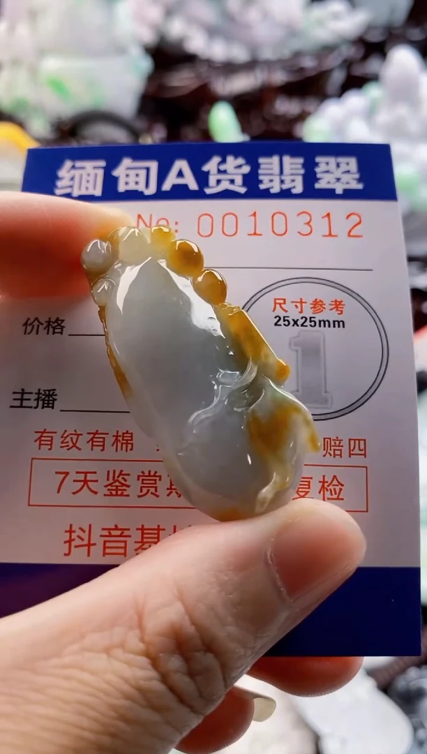 翡翠未镶嵌吊坠(不含链)1