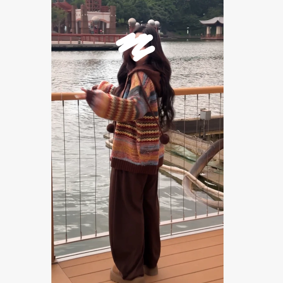 【小琳微胖女装】极简风松紧腰阔腿裤休闲裤女装百搭慵懒风直筒裤