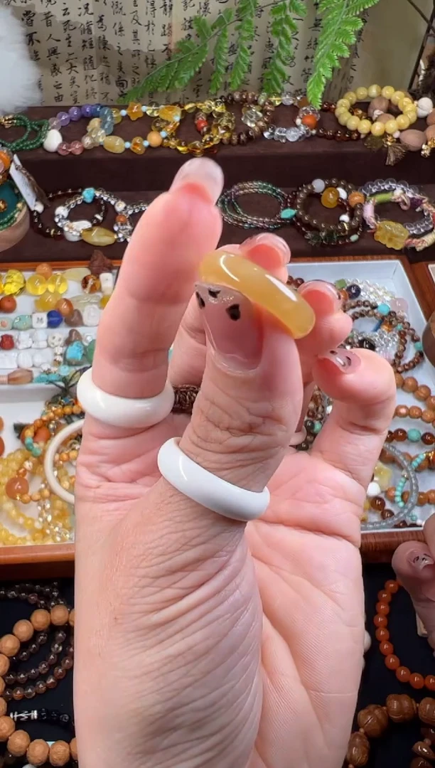 金糖戒指素圈14圈口