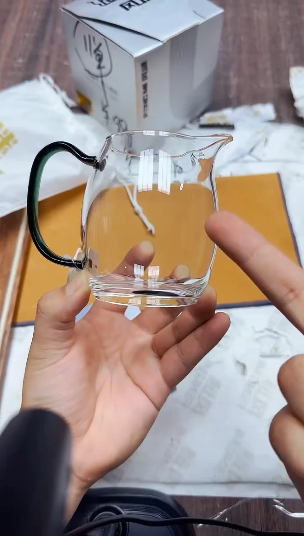 风谜·真彩观语茶海墨绿色+茶巾
