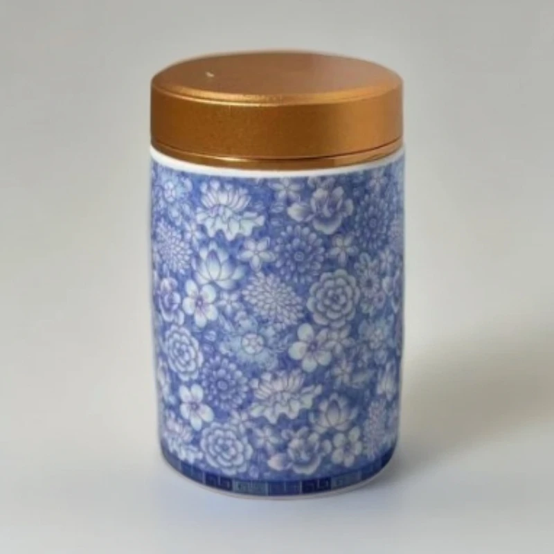 TJ240-青兰花小茶叶罐