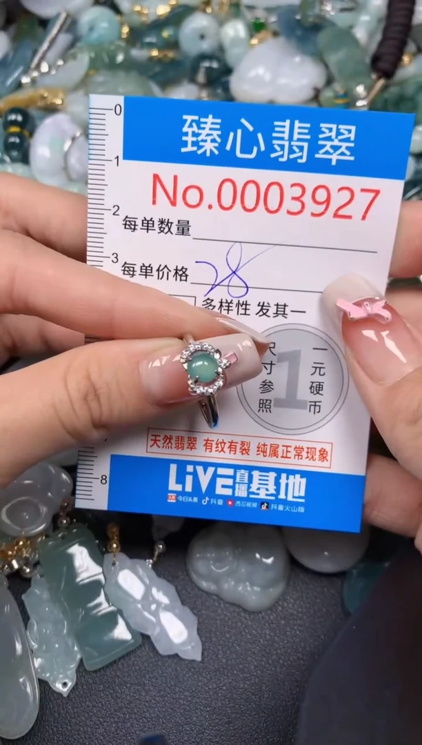 【闪购商品】翡翠颈饰未镶嵌含绳0003927