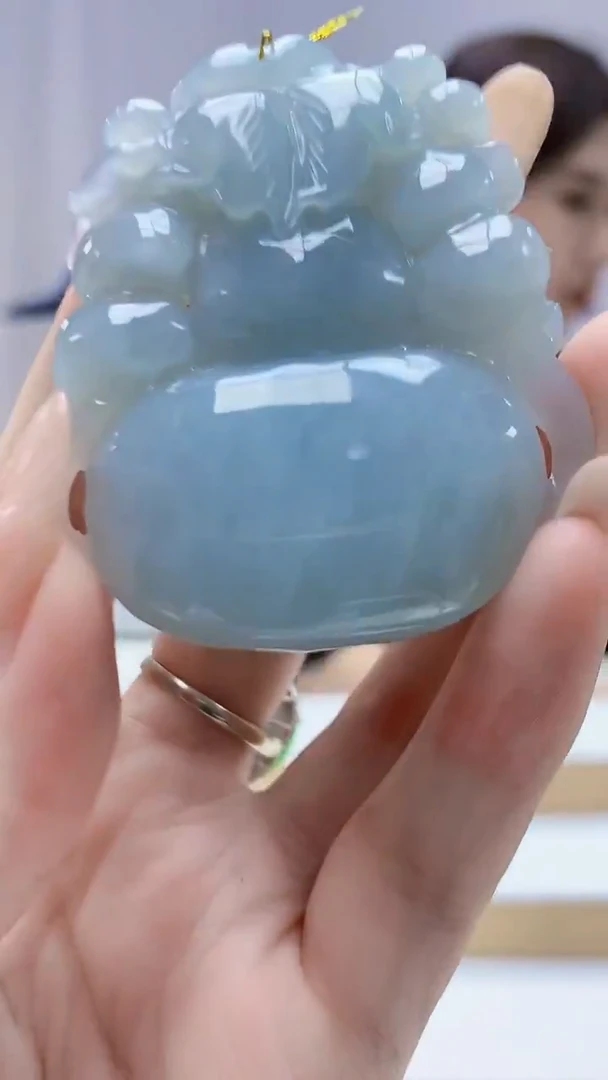未镶嵌定制翡翠4829DD-毛货挂件122