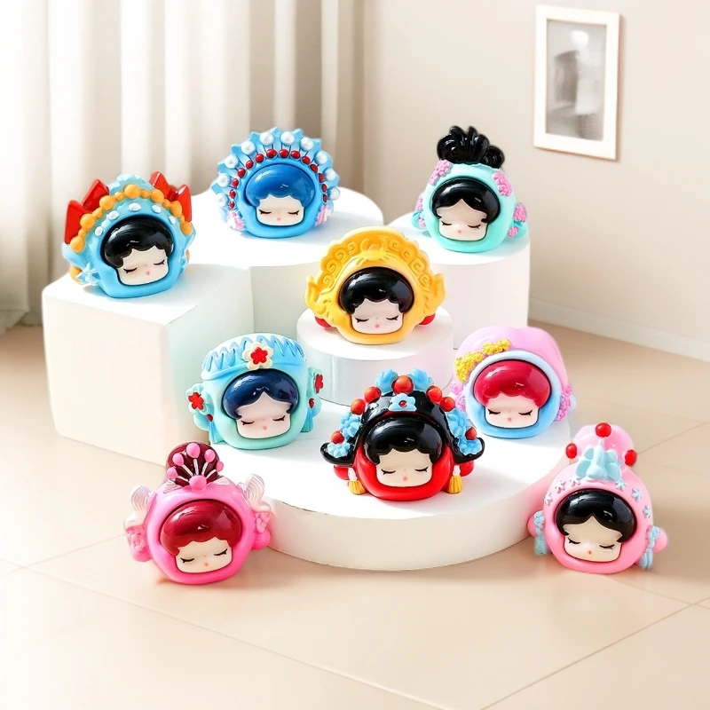 【保套均发】国潮风戏曲女孩diy饰品