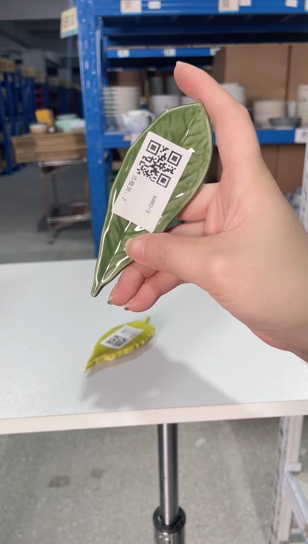 陶瓷树叶筷子架树叶筷子架