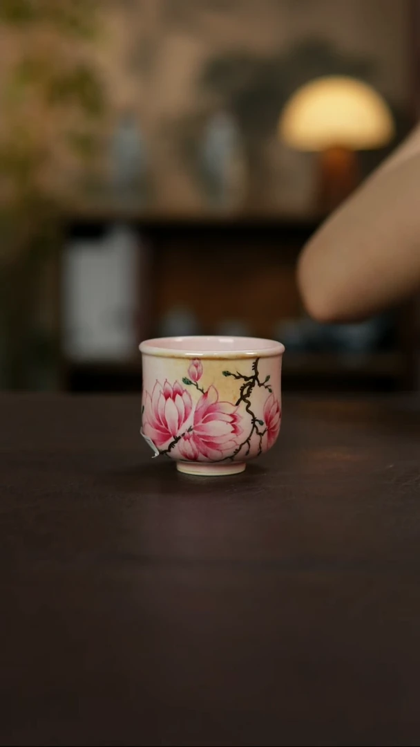 杯景德镇陶瓷杯碗柴烧多人