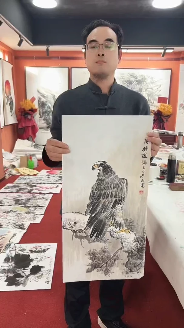 国画朱路军/国画/花鸟
