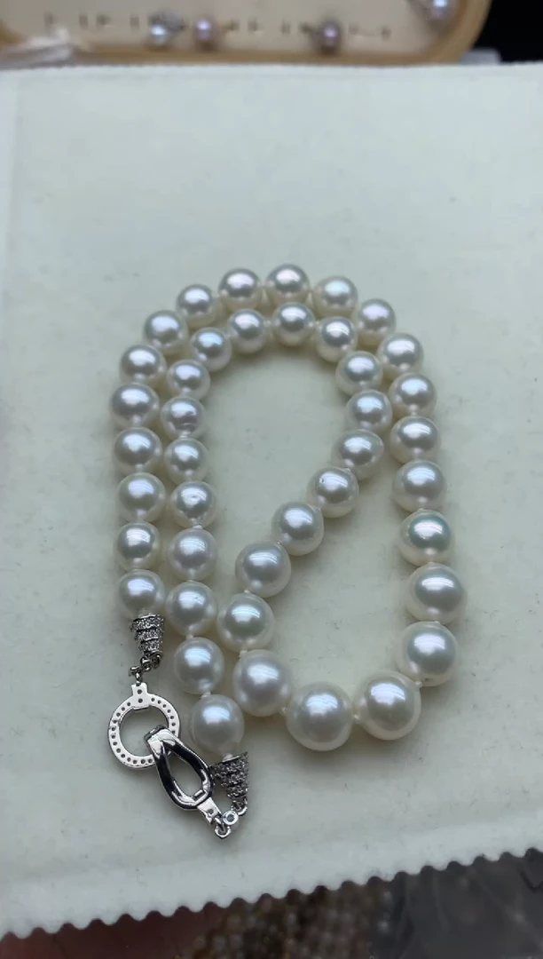 项链未镶嵌淡水珍珠，非无暇